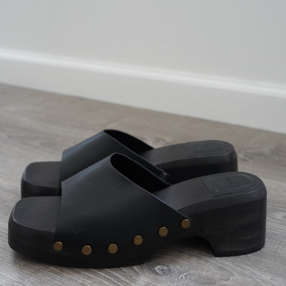 Women's Black Slide Sandals